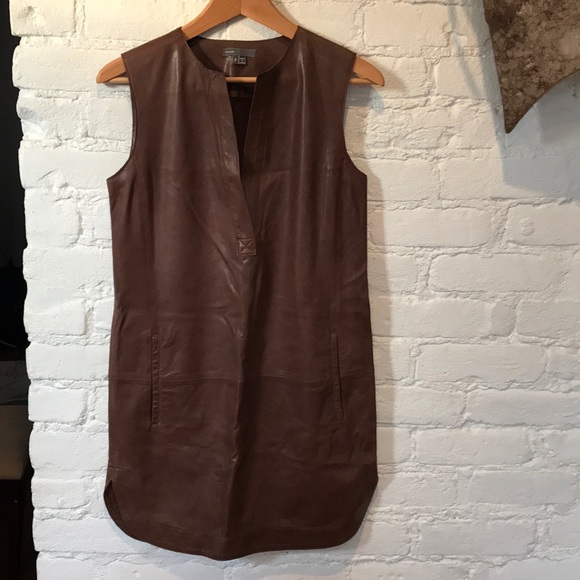 Vince | Dresses | Leather Vince Tunic Dress | Poshmark Vince | Dresses | Leather Vince Tunic Dress | Poshmark